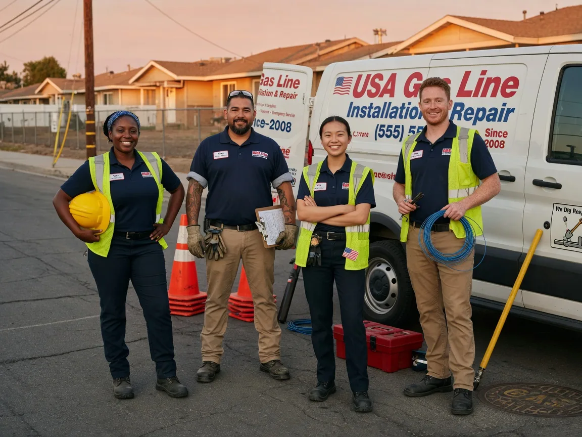 Gas Line Installation company in Lapaz, IN